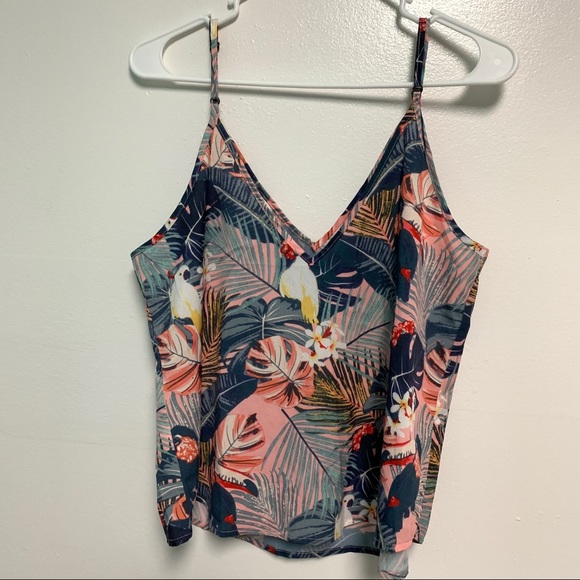 SHEIN Tropical Tank Top Size Large - Picture 3 of 3